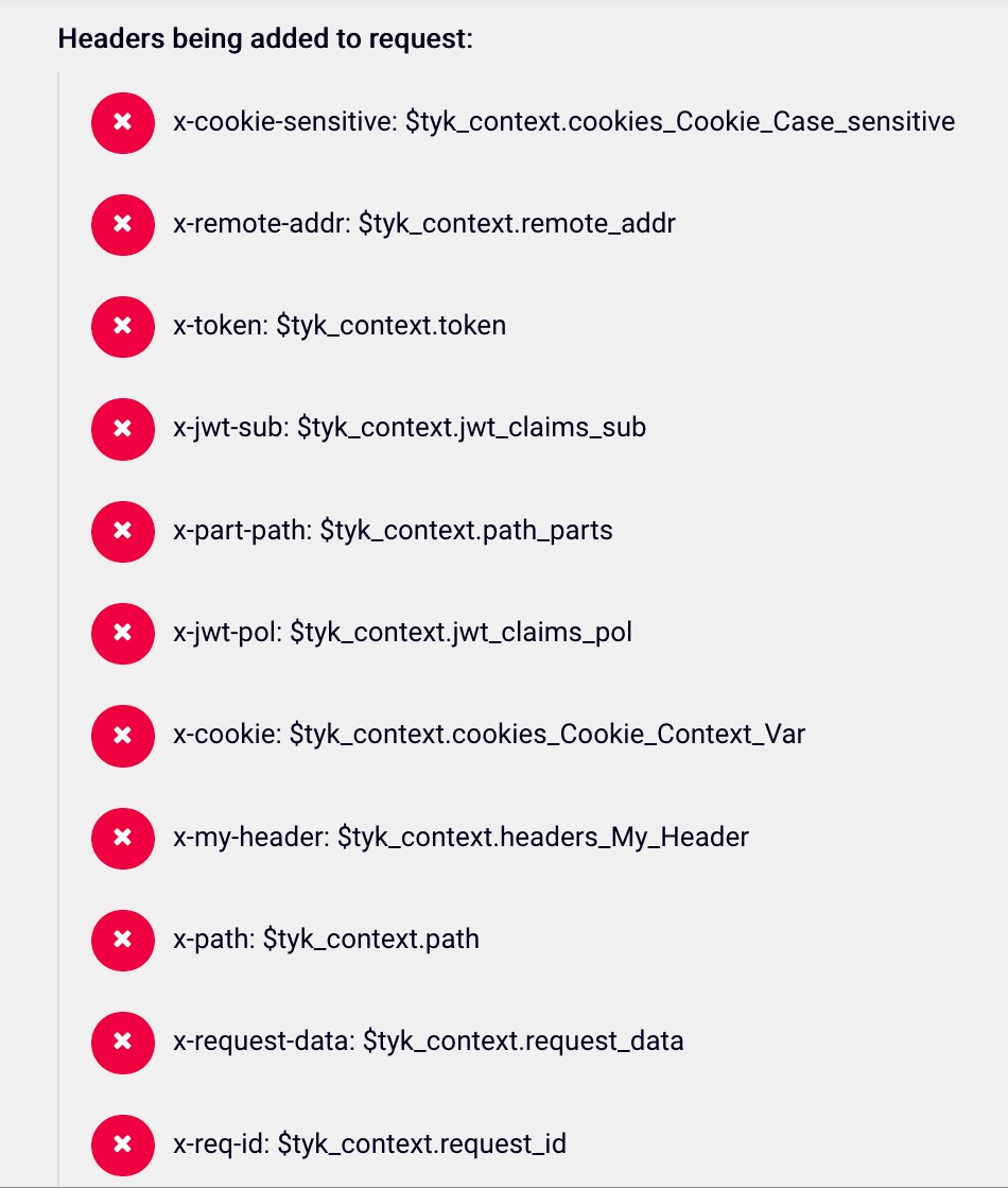 Request Context Variables - Tyk Documentation