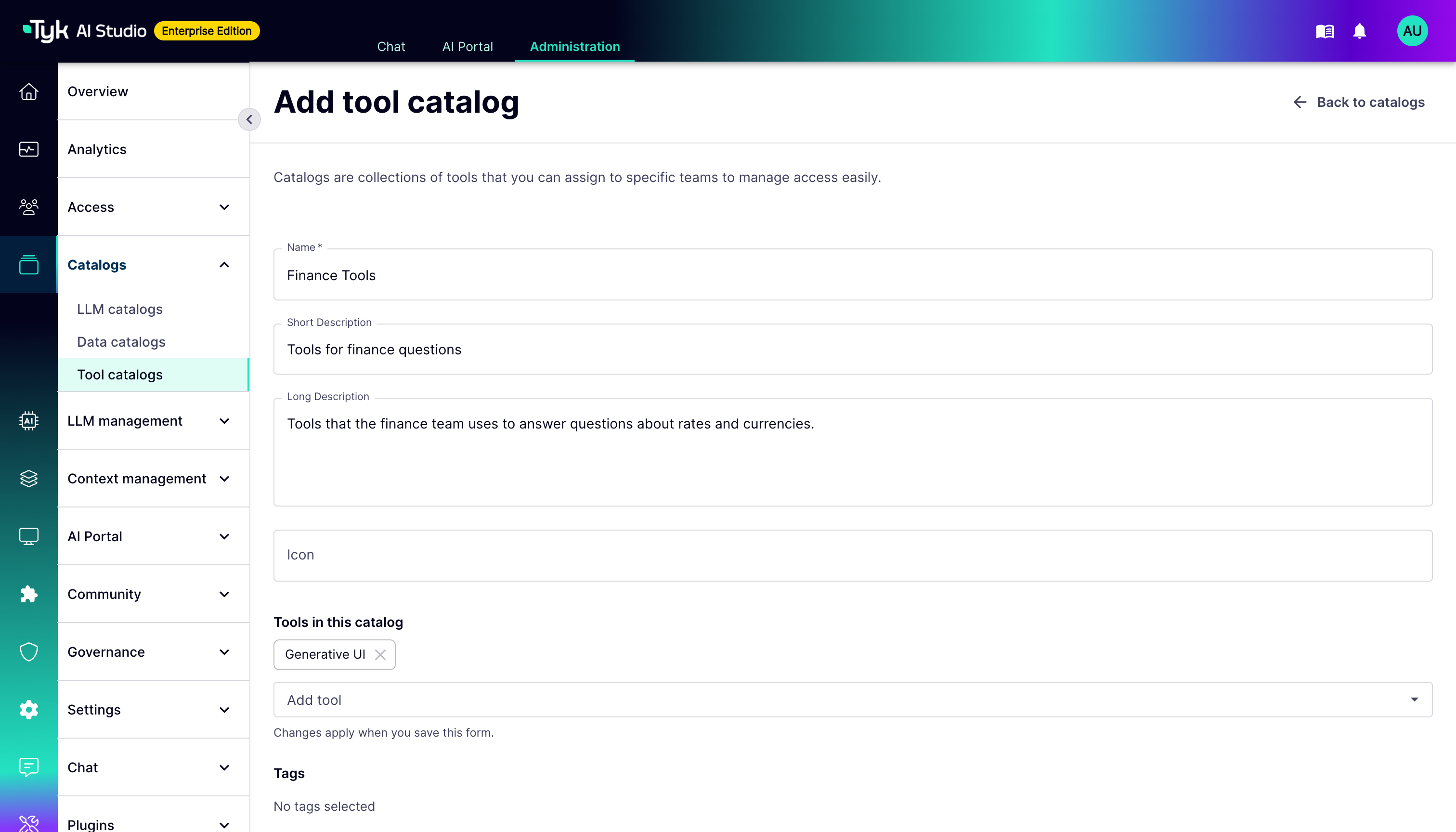 Catalogue Config