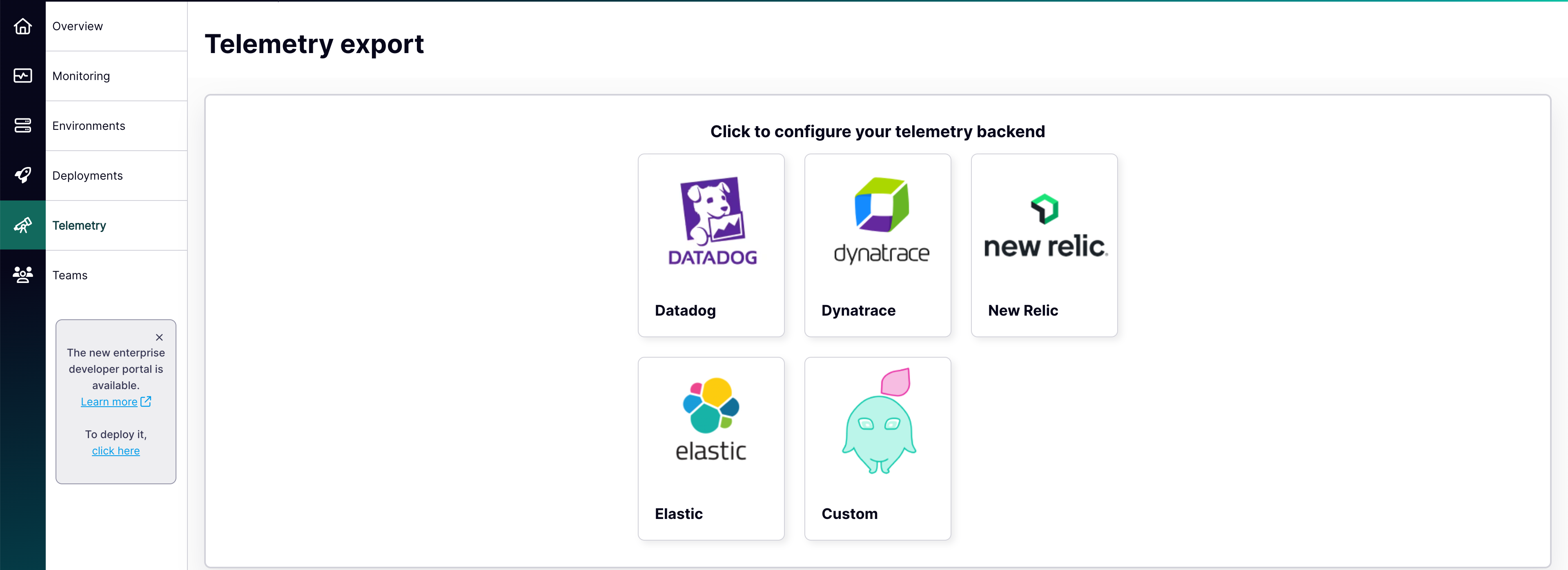 Configure Telemetry in Tyk Cloud - Tyk Documentation