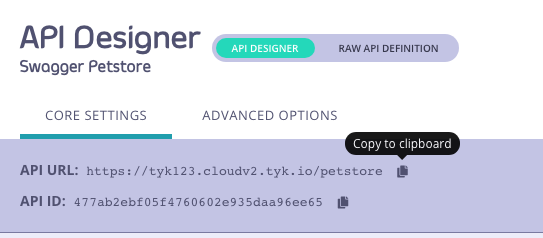Managing Tyk Classic API Definition - Tyk Documentation