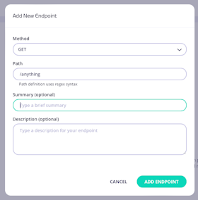 Adding an endpoint to an API using the Tyk OAS API Designer