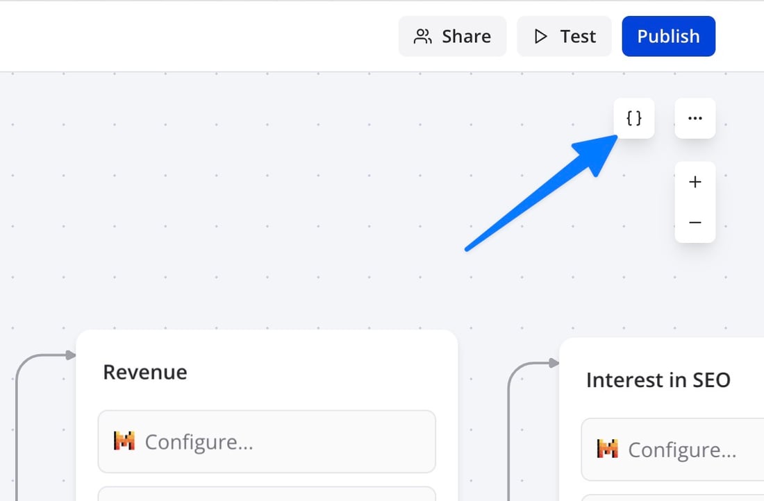 Customer Variables Button Variables - Typebot Docs