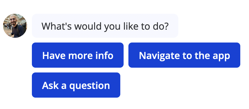 Buttons input in bot