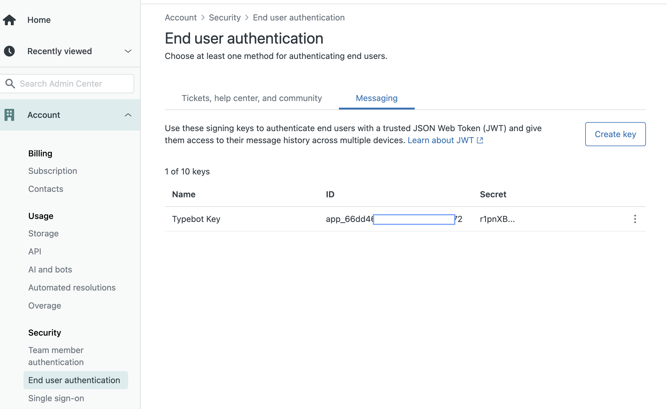 End User Authentication