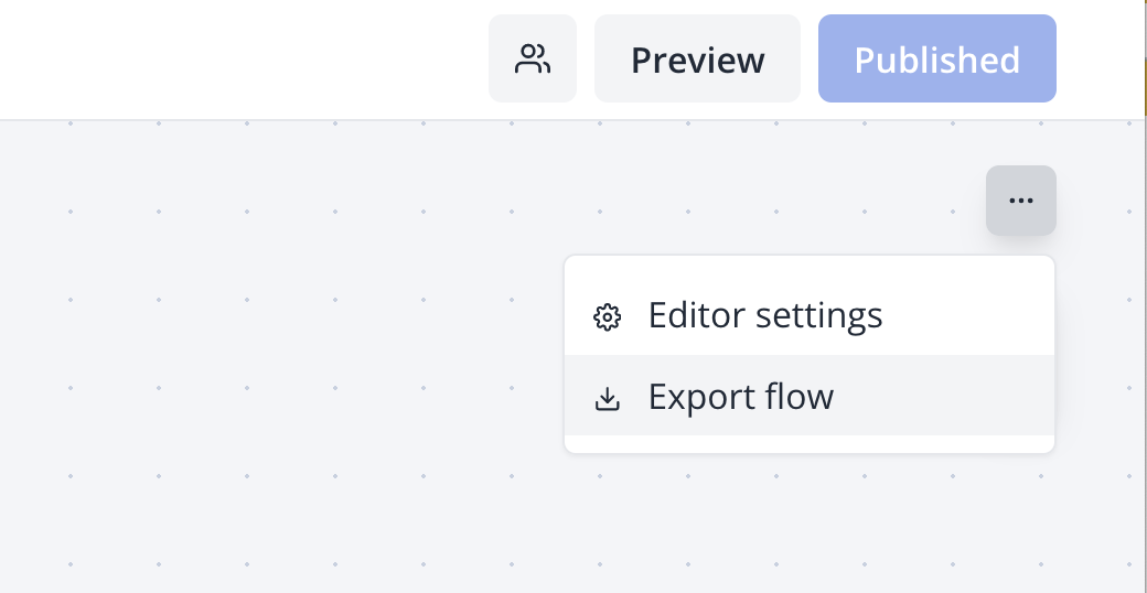 Export / Import a typebot - Typebot Docs