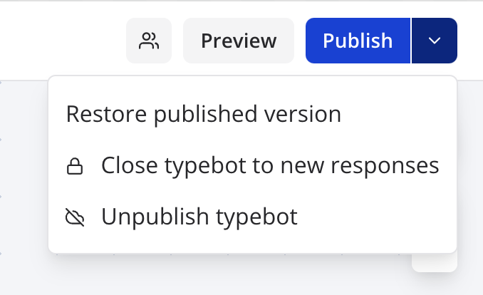 Publish - Typebot Docs