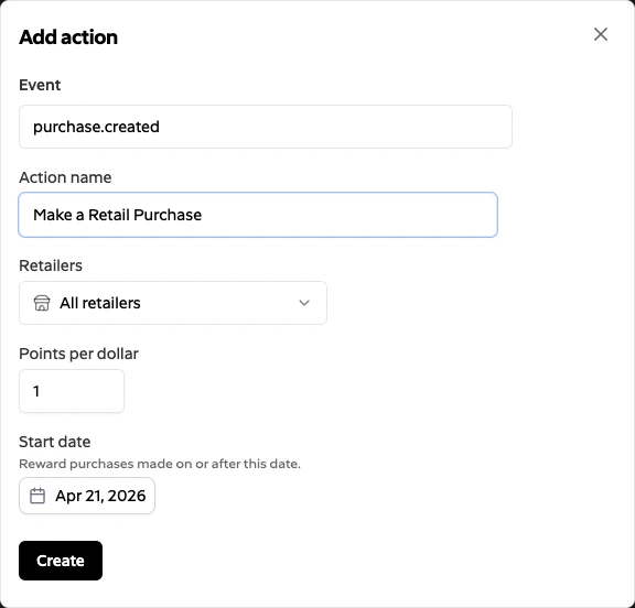 add purchase.created action in subtotal
