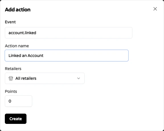 add account.linked action in subtotal