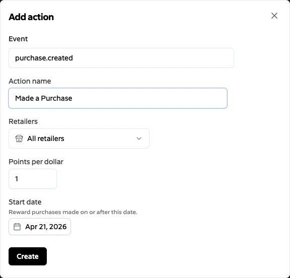 add purchase.created action in subtotal