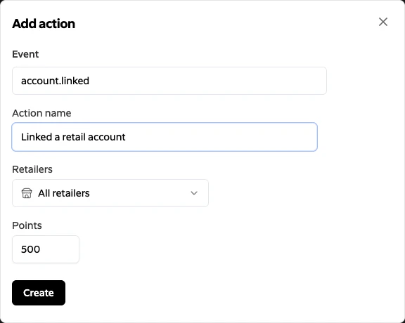 add account.linked action in subtotal