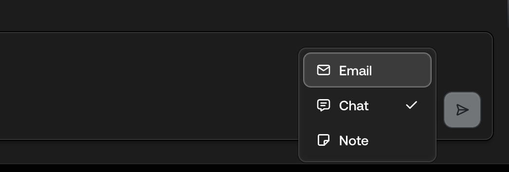 Screenshot of channel switcher