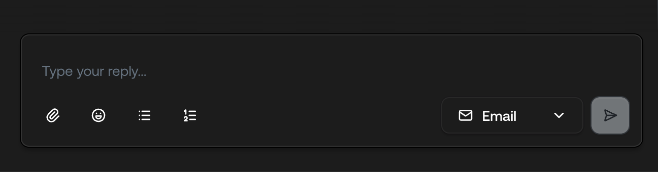 Screenshot of composer