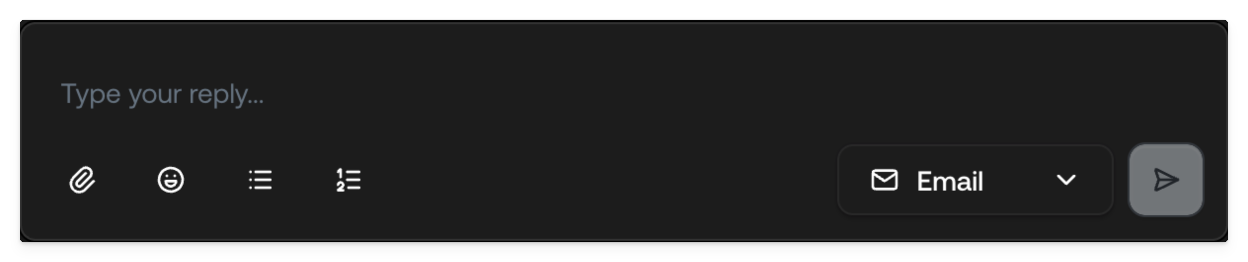 Screenshot of composer