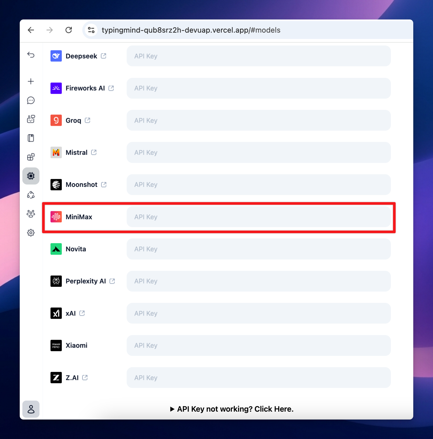 Minimax Api