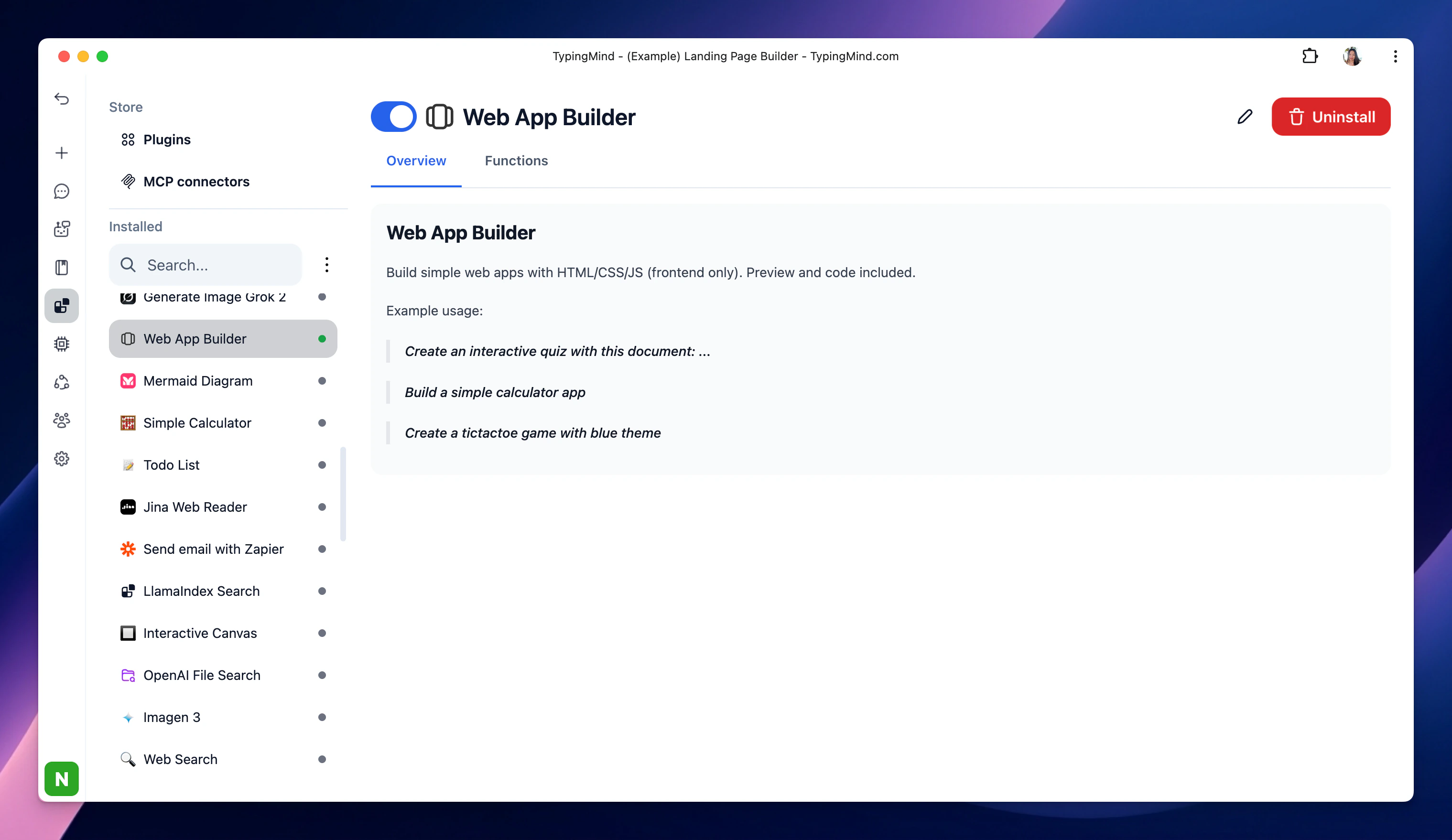 Web App Builder
