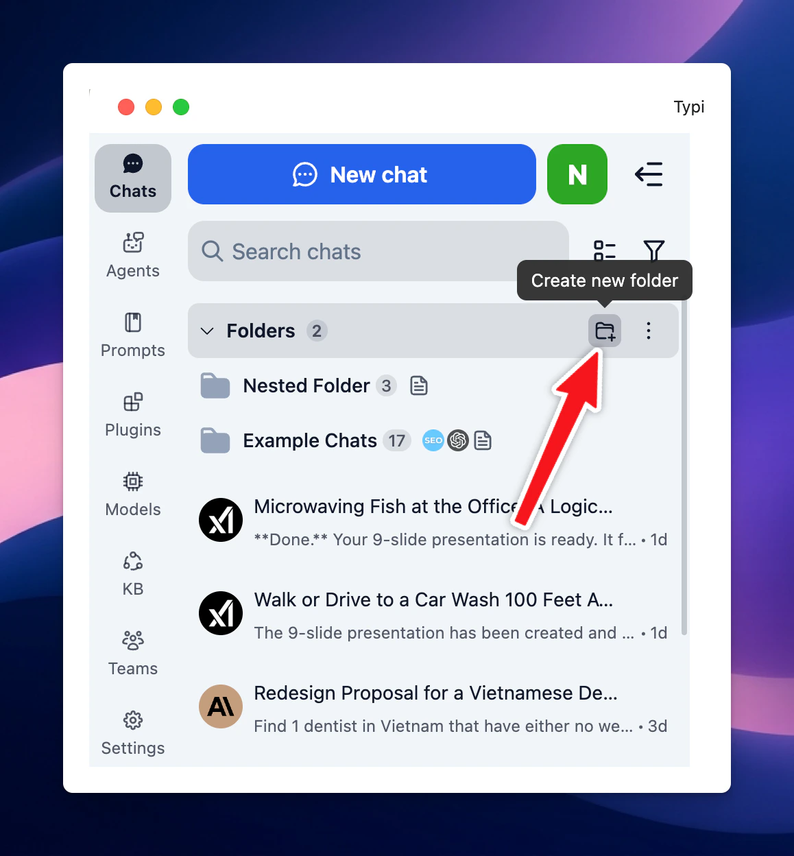Create Folder