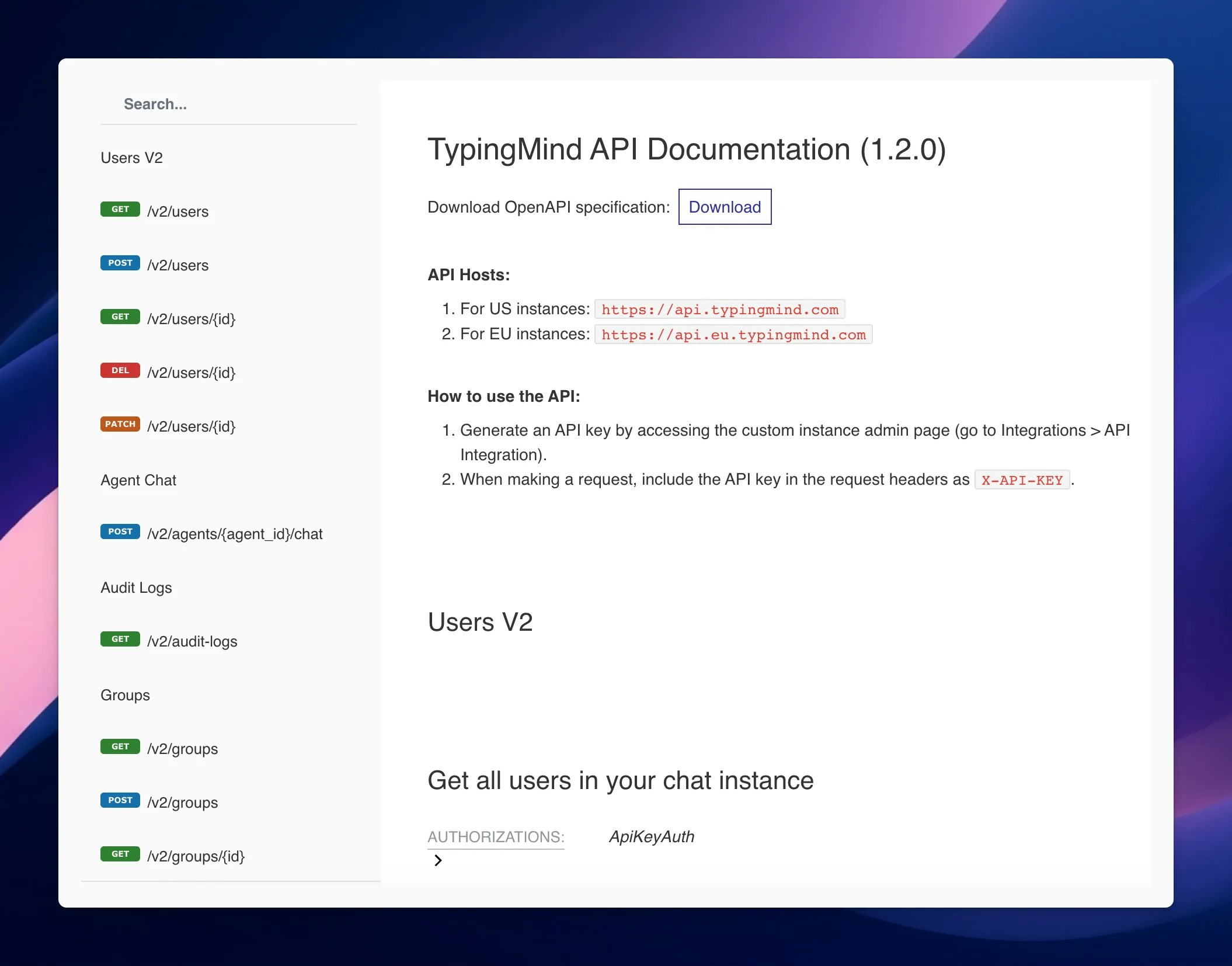 Tm Api Doc