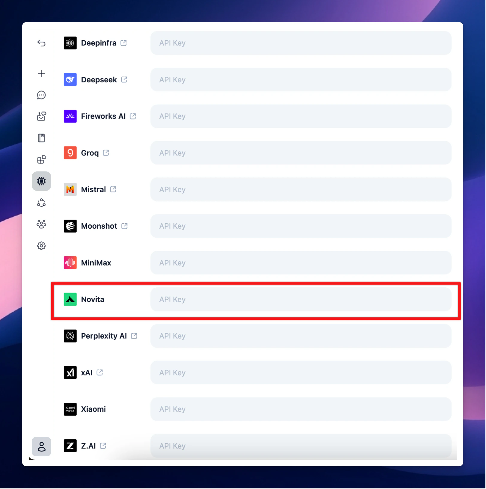 Novita Api Key