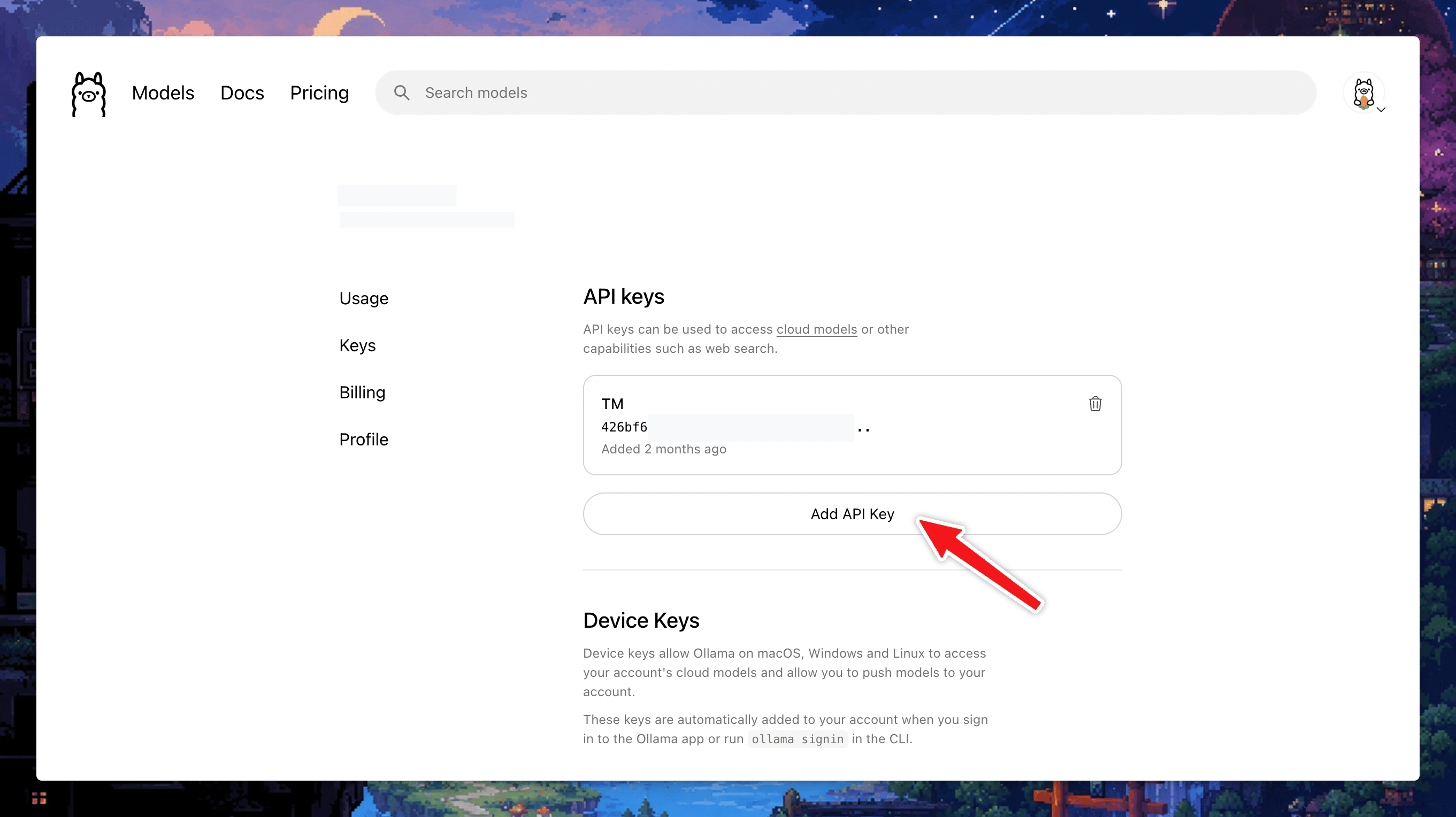 Ollama Cloud Api Key