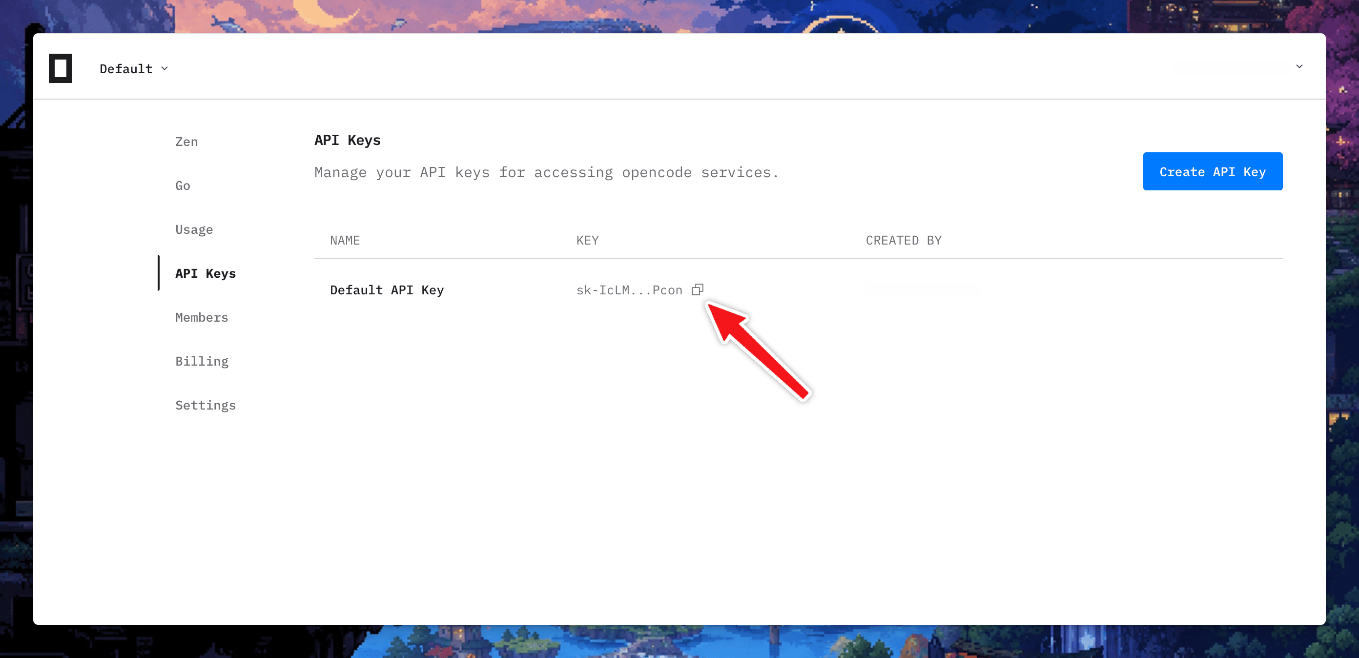 Opencode Api Key