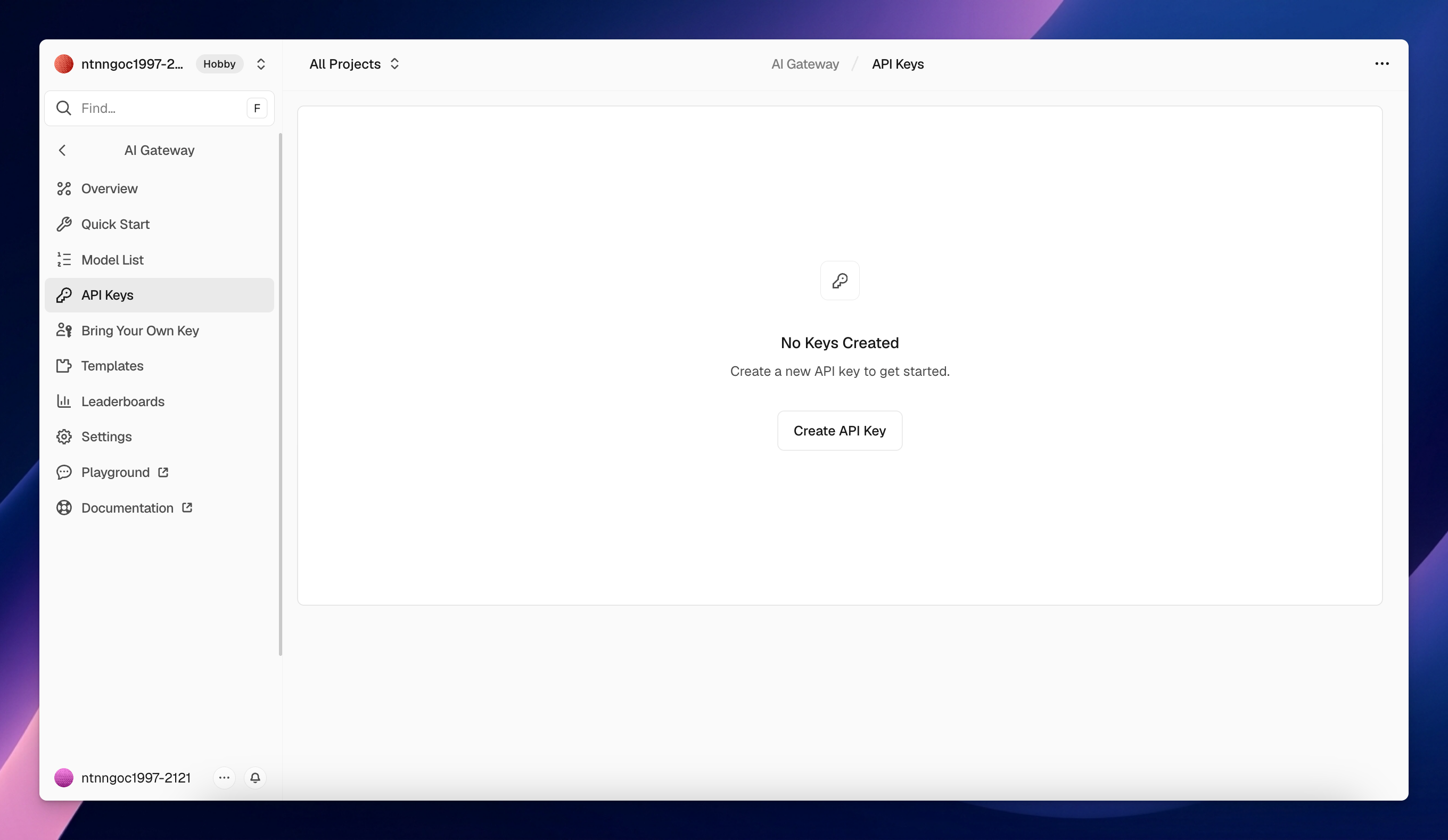 Vercel Api Key