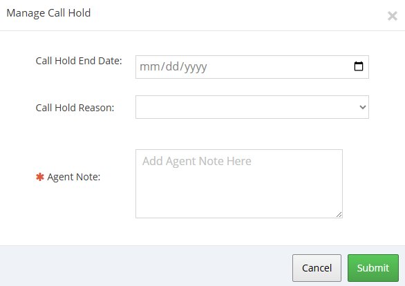Manage Call Hold ( Pencil )