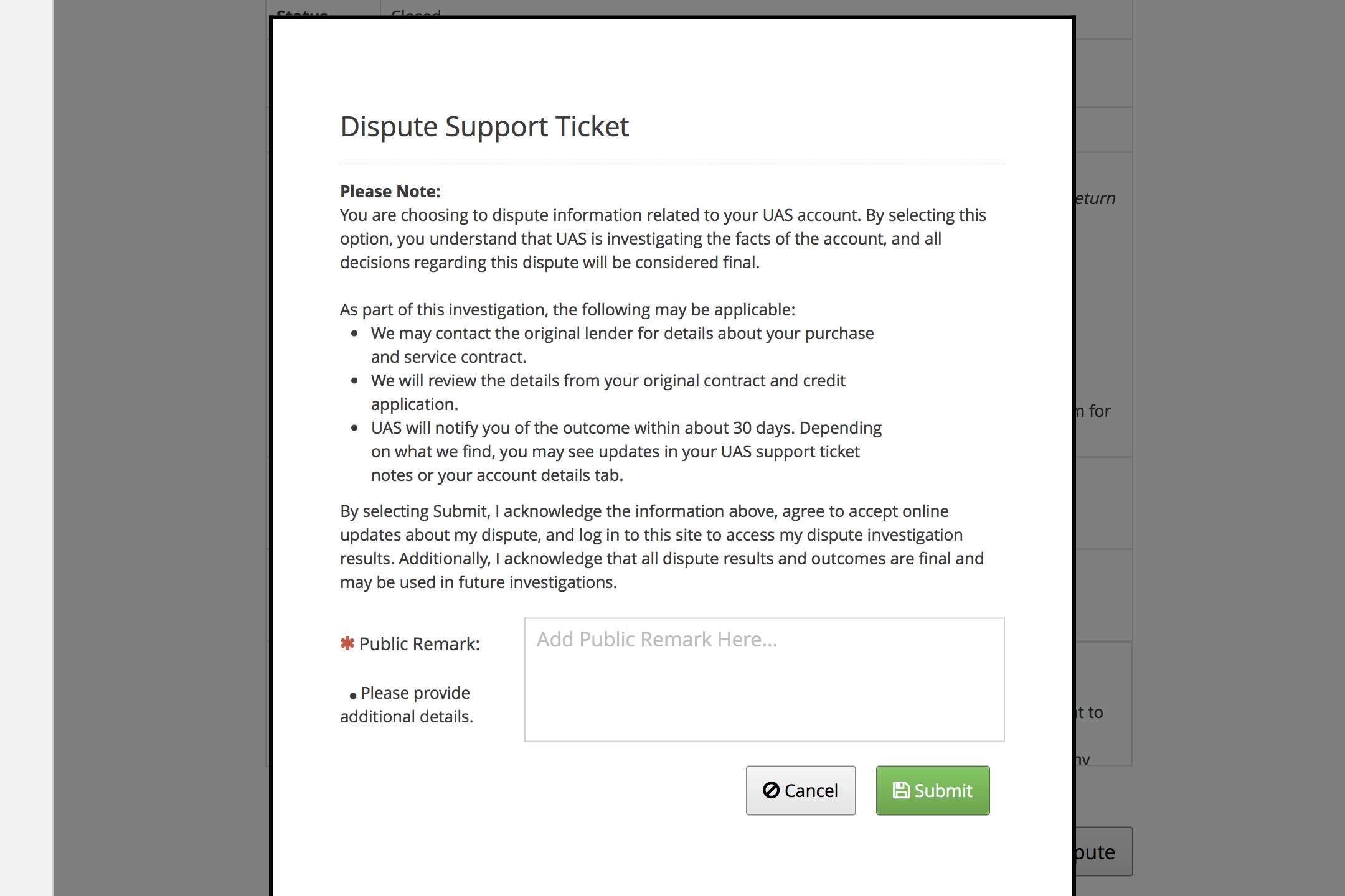 uPortal360DisputeModal