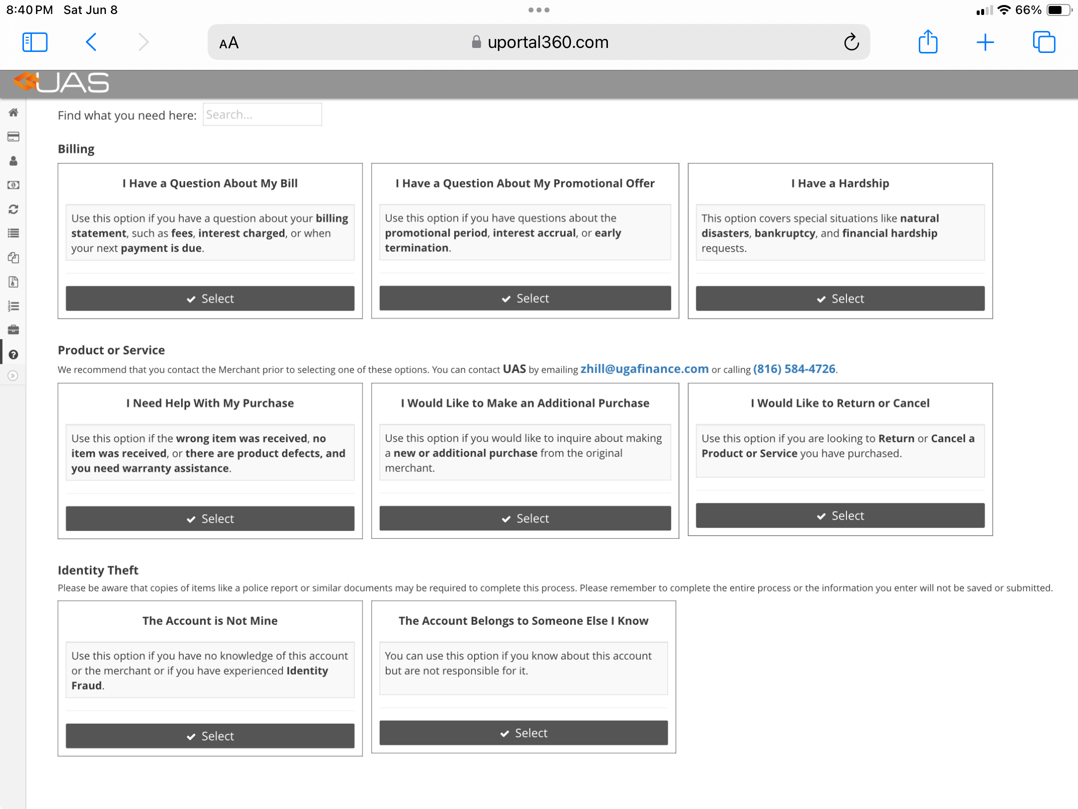 uPortal360InquirySelection