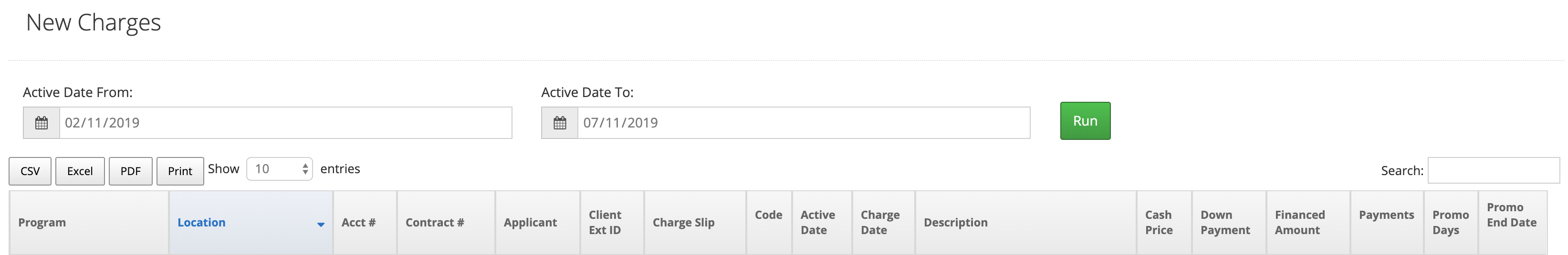 New Charges