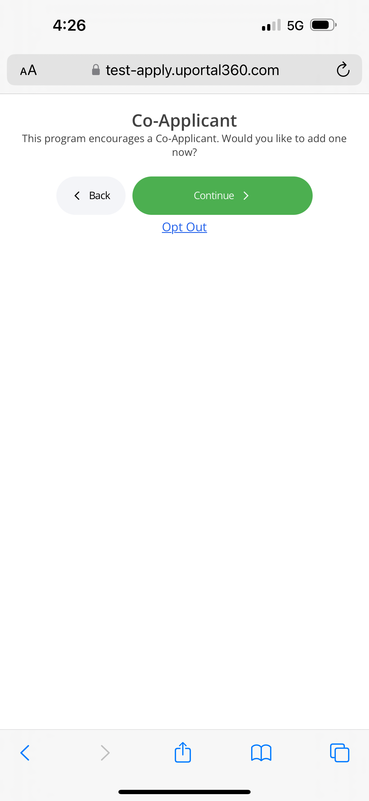 Add Co-Applicant