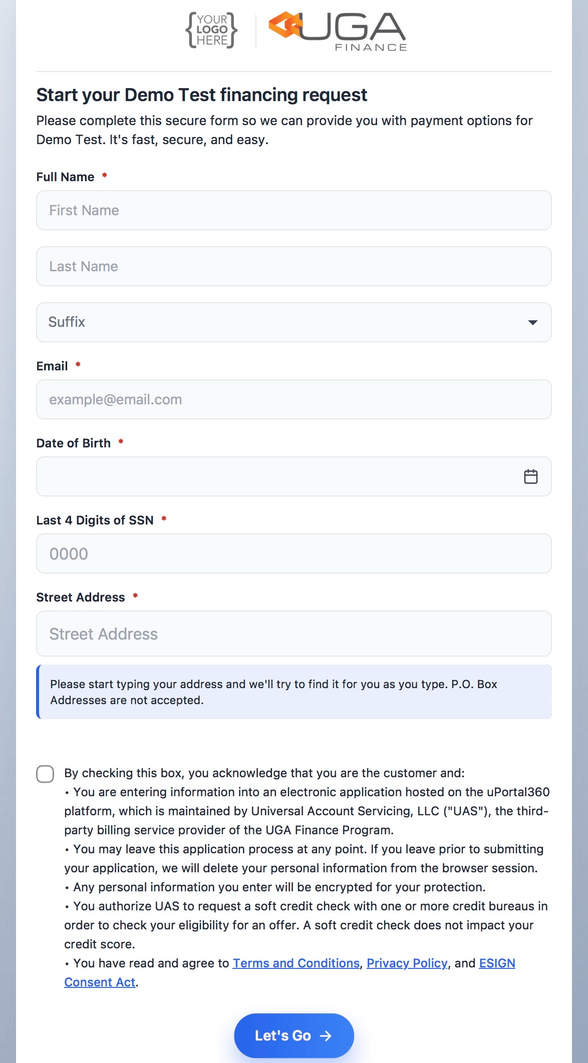 Application Form