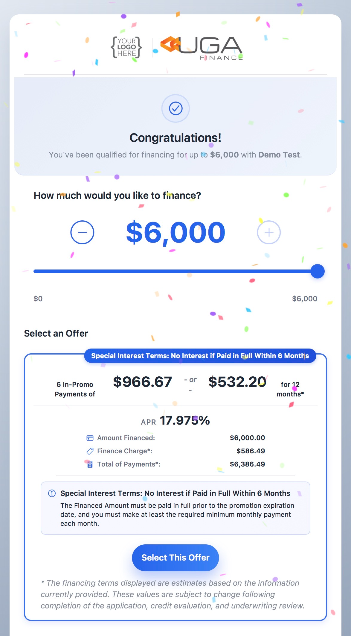Approval & Offers
