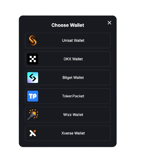 BTC Connect Login Modal