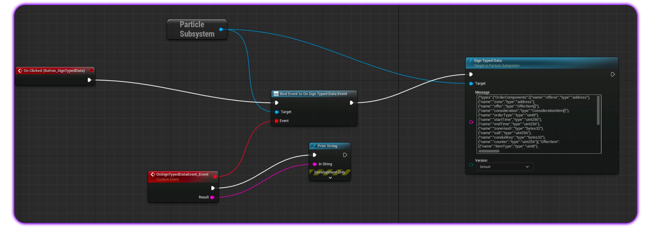 Particle Network app Unreal.