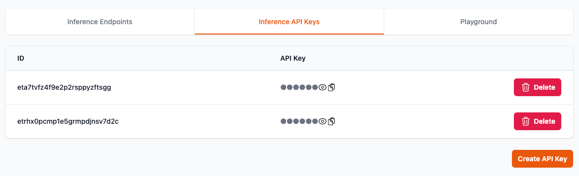 Api Keys