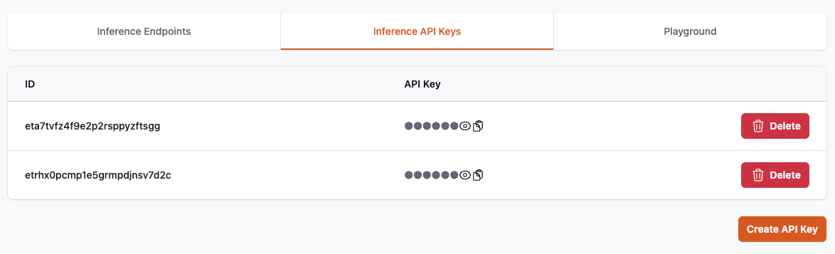 Api Keys