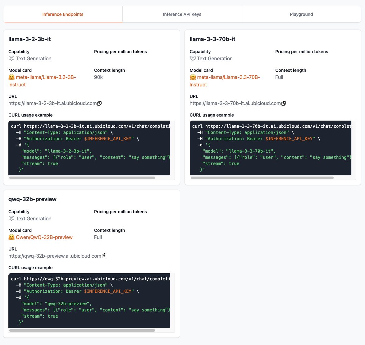Endpoints