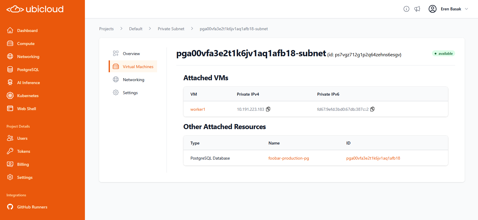 Subnet Firewall Rules
