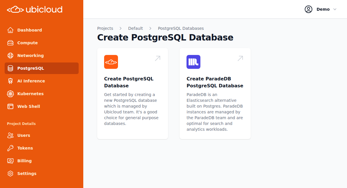 ParadeDB on Ubicloud