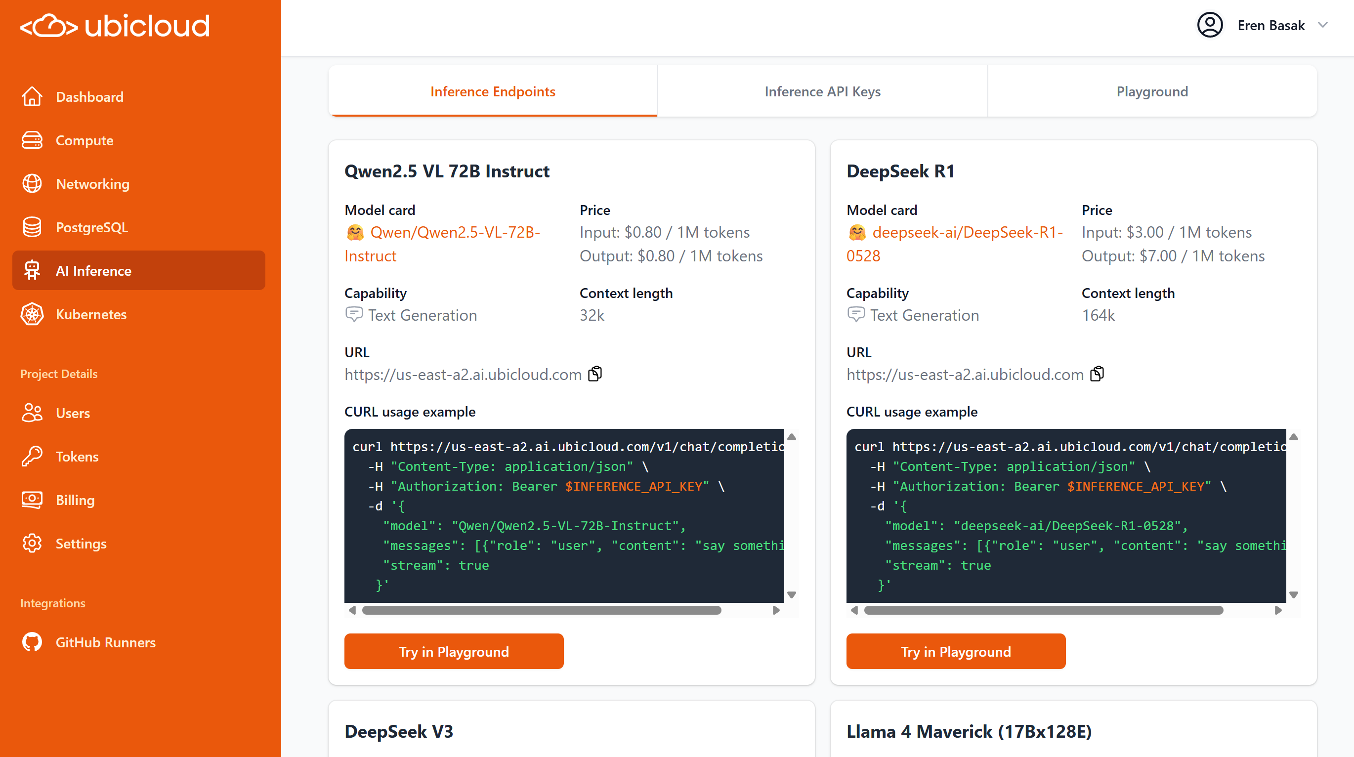 Qwen2.5-VL-72B in AI Inference Endpoints