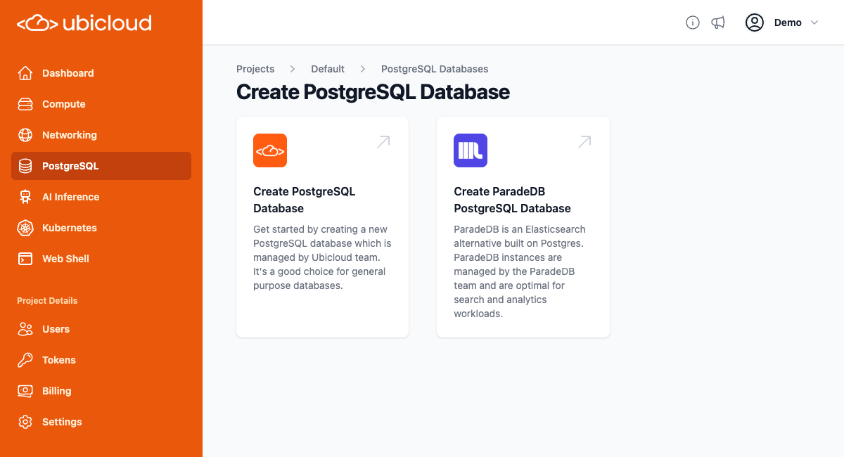 ParadeDB on Ubicloud