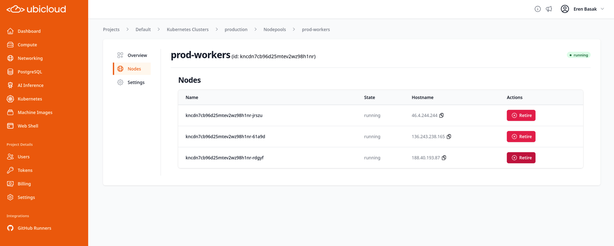 Individual Node Retirement