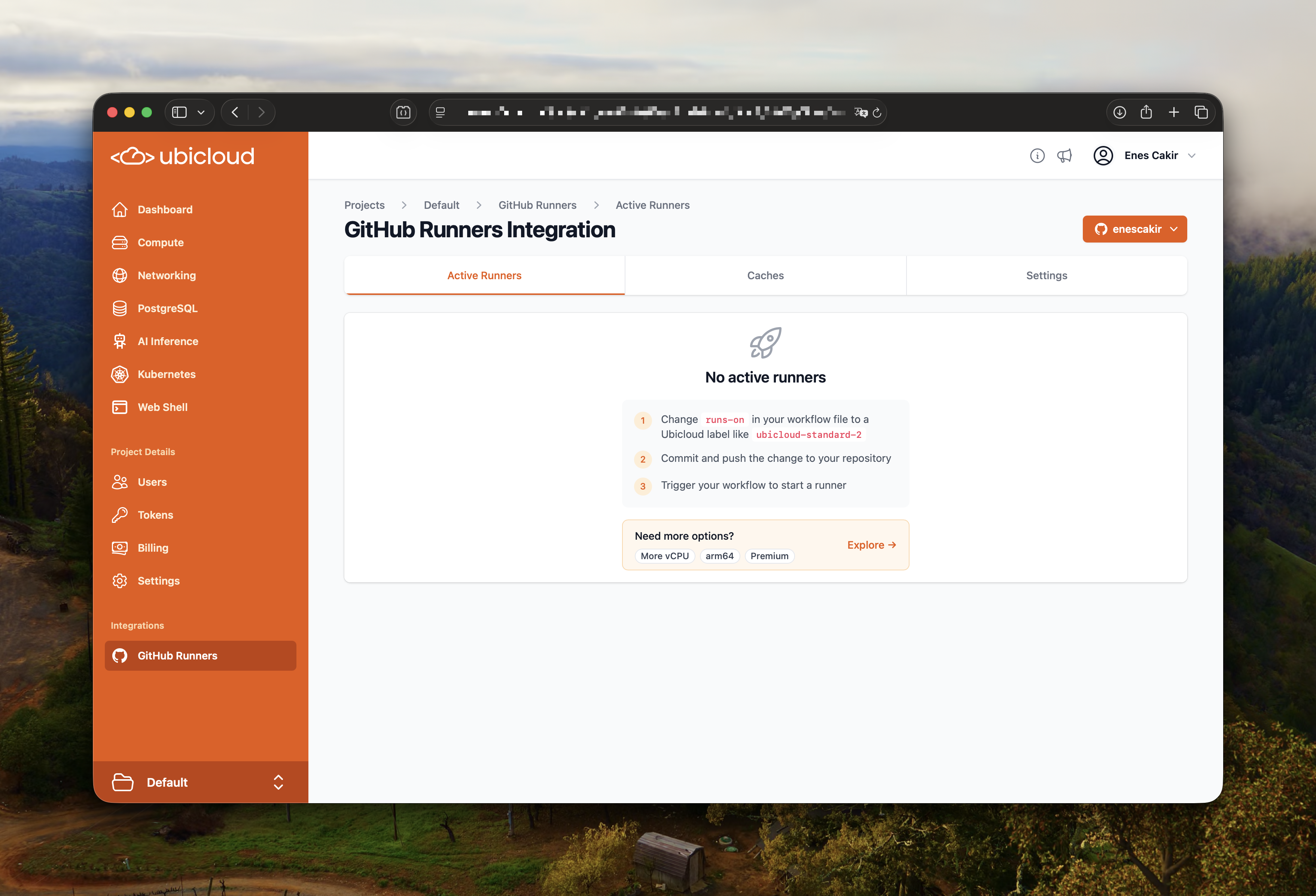 GitHub Runners Onboarding