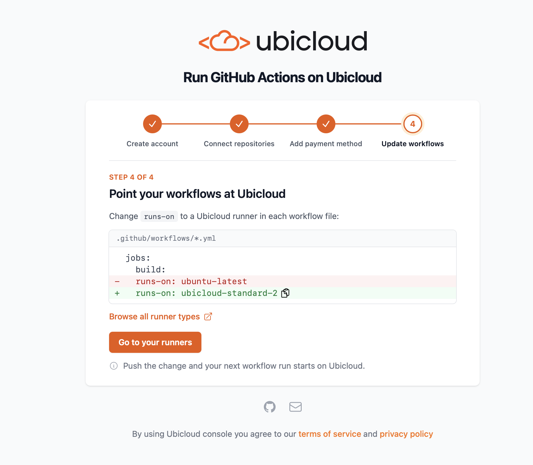 Github Actions Guided Setup