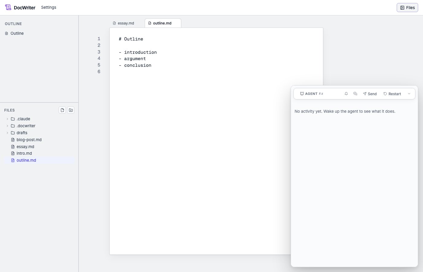 Two files open as tabs, with the active tab highlighted