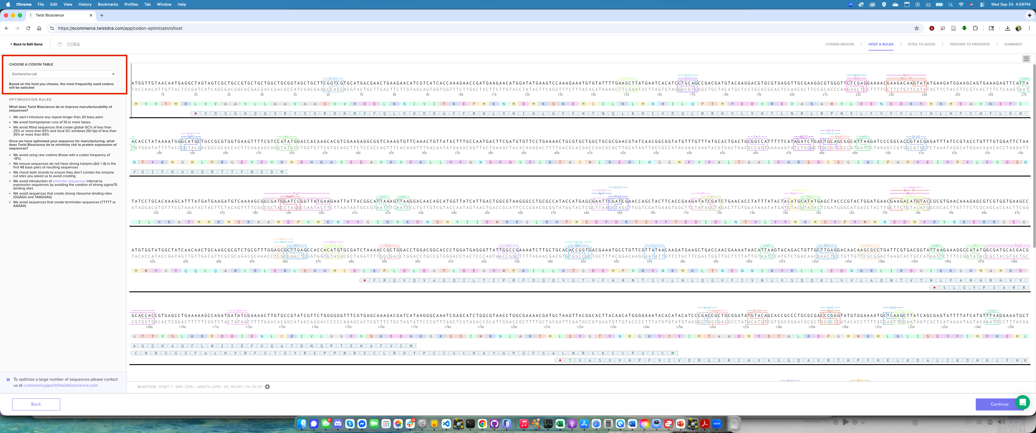 Ordering Genes from Twist Bioscience - Ian's Docs