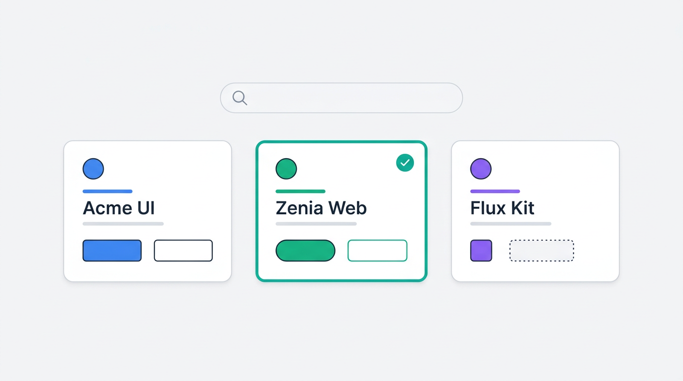 Selecting a design system during project creation