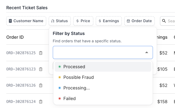 Threshold Filters - UI Foundations Kit