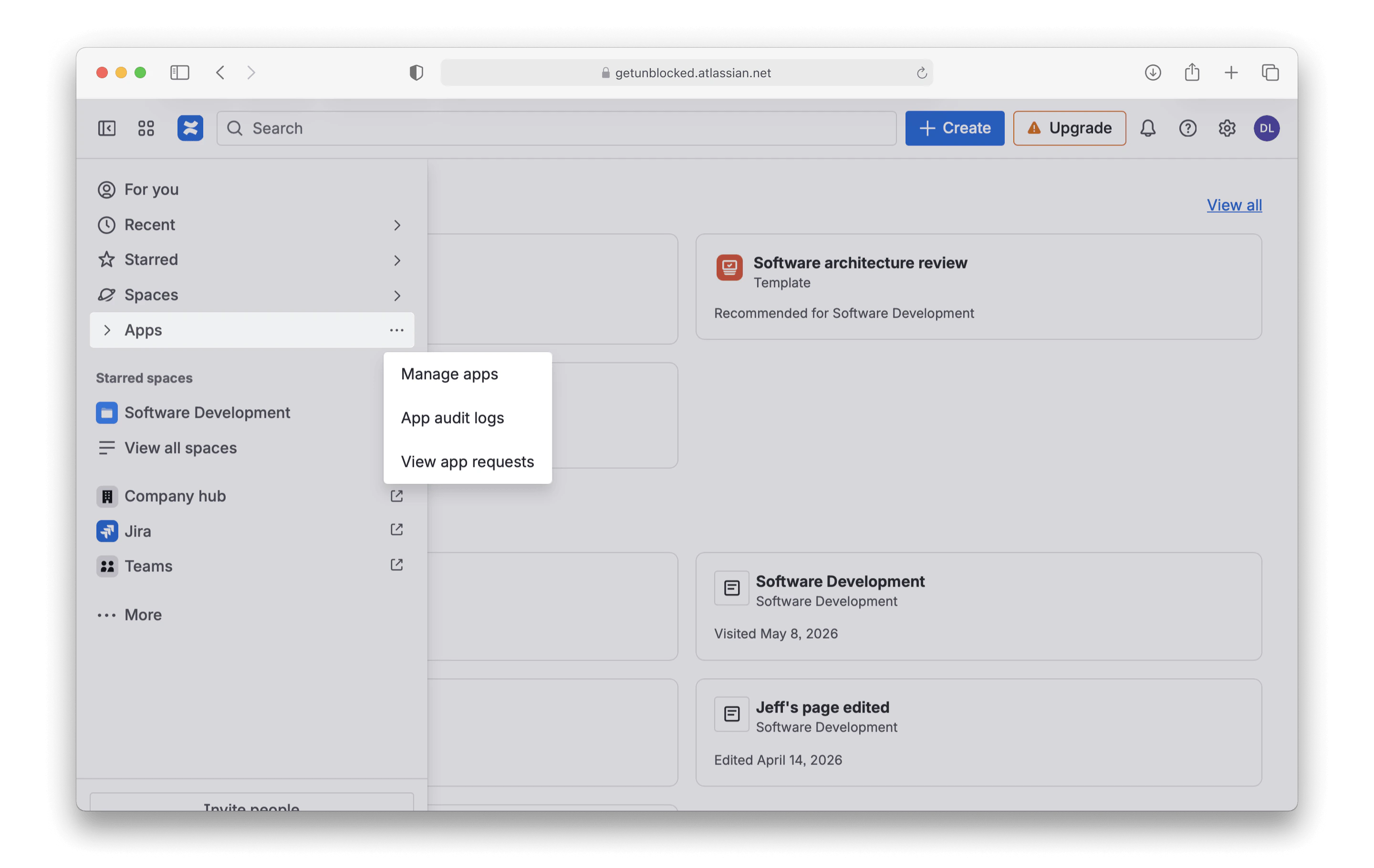 Confluence-manage-apps