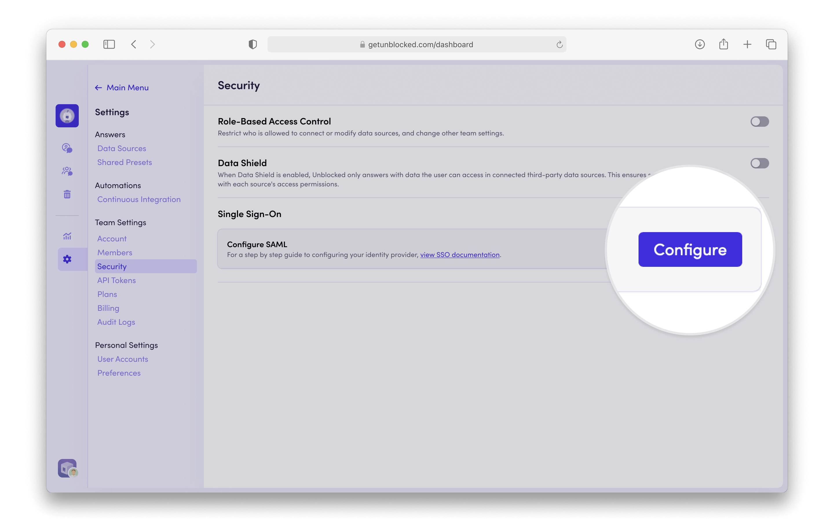 SSO Configuration